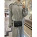 Chanel bag WOC lambskin silver