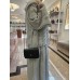Chanel bag WOC lambskin silver